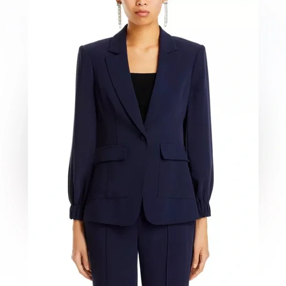 Cinq à Sept Tabitha Blazer in Navy Size 2 New With Tags - Picture 1 of 17